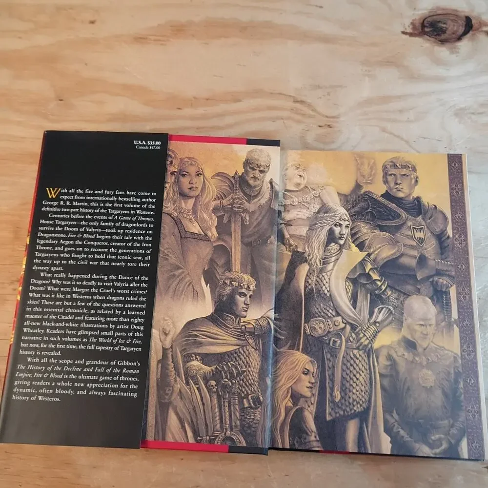 Fire & Blood George R.R. Martin 1st Edition 1st Print Hardcover Game of Thrones
